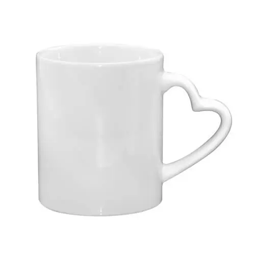 mug blanc coeur personnalisable