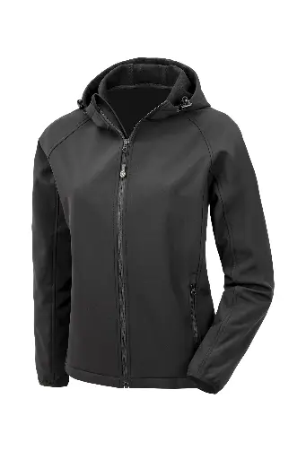 R911F- Veste softshell 3 couches à capuche femme